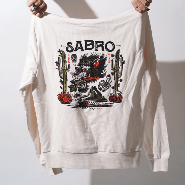 Sabro® White Sand Organic French Terry Hoodie
