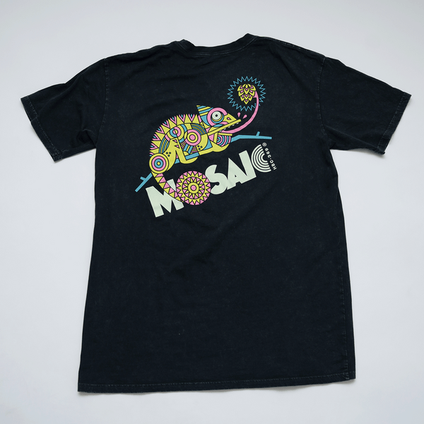 Mosaic® Black Stonewashed Tee